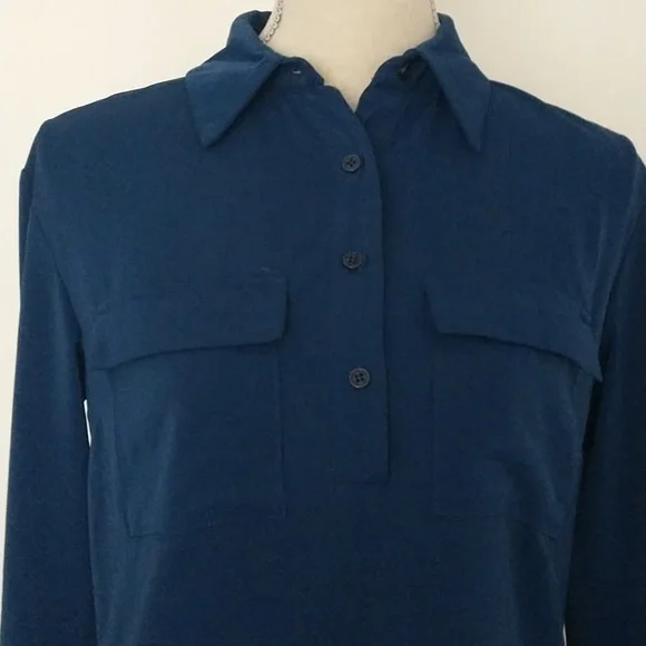 Calvin Klein Shirt Dress Size 0 - Picture 3 of 7